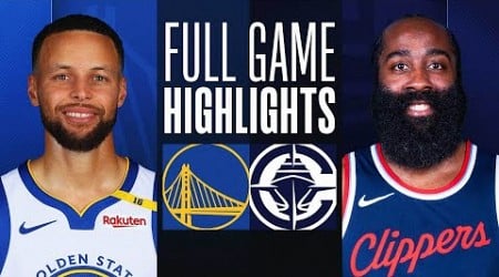 WARRIORS at CLIPPERS | NBA PRESEASON FULL GAME HIGHLIGHTS | October 5, 2024