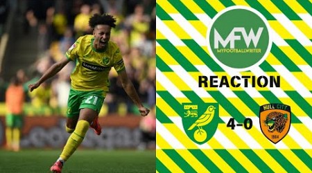 &#39;FOUR-MIDABLE AFTERNOON AT THE CARRA!&#39; Norwich City 4-0 Hull City | MyFootballWriter