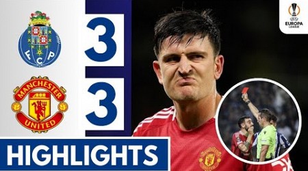 Porto vs Man United 3-3 Highlights - Europa League (24-25)