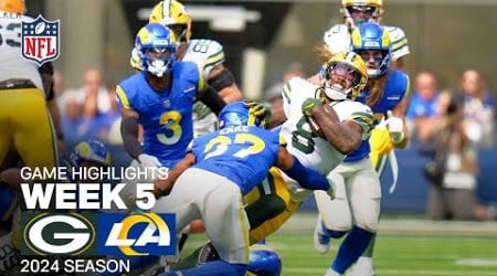 Green Bay Packers vs. Los Angeles Rams Game Highlights | NFL 2024 Week 5