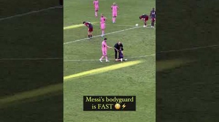 Messi&#39;s bodyguard #football #messi #intermiami #barcelona #barça #argentina #soccer #mls2024