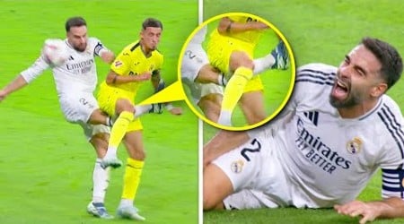 Carvajal CRAZY Injury against Villarreal 