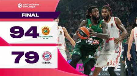 CLOSE BATTLE Turns Into a DOMINANT FINISH | Panathinaikos - Bayern | Basketball HIGHLIGHTS 24-25