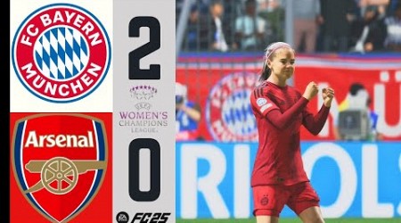 BAYERN MUNICH vs ARSENAL || CHAMPIONS LEAGUE FEMENINA || FECHA 1 || EA SPORTS FC™ 25