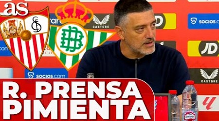 GARCÍA PIMIENTA, rueda de prensa COMPLETA derbi | SEVILLA FC 1 - REAL BETIS 0