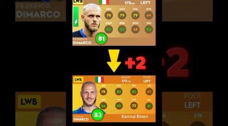 DLS 25 | Inter Milan players new update rating in dls 25