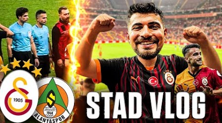 HAKEM YÜZÜNDEN MAÇ SONU ORTALIK KARIŞTI TÜM GÖRÜNTÜLER | Galatasaray 1-0 Alanyaspor Stad Vlog