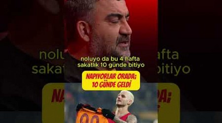 4-5 HAFTA DEDİLER 10 GÜNDE GELDİ...#icardi #galatasaray #shorts #ümitözat