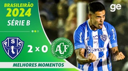 PAYSANDU 2 X 0 CHAPECOENSE | MELHORES MOMENTOS | 31ª RODADA BRASILEIRÃO SÉRIE B 2024 | ge.globo