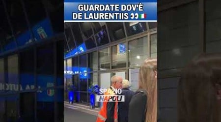 Sorpresa DE LAURENTIIS | Guardate dov&#39;è il PRESIDENTE del NAPOLI 