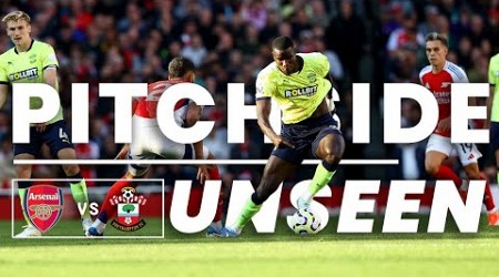 PITCHSIDE UNSEEN: Arsenal 3-1 Southampton | Premier League