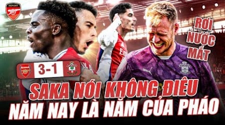 ARSENAL 3-1 SOUTHAMPTON: BUKAYO SAKA KHÔNG NÓI ĐIÊU, “ĐÂY LÀ NĂM CỦA PHÁO THỦ”