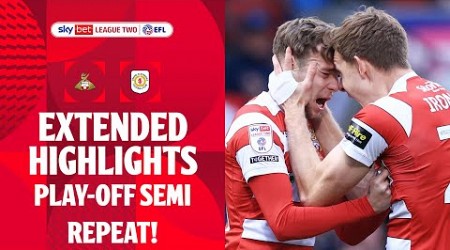 PLAY-OFF SEMI REPEAT! | Doncaster Rovers v Crewe Alexandra extended highlights