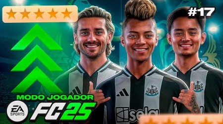 NEWCASTLE CONTRATA TUDO, VAMOS FAZER HISTÓRIA NA CHAMPIONS LEAGUE! - MODO CARREIRA JOGADOR FC25 #17