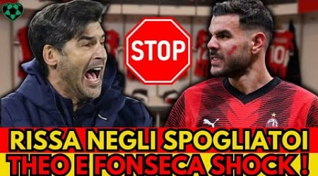 MILAN SHOCK: Rissa negli spogliatoi tra Theo e Fonseca! Ecco il video inedito..