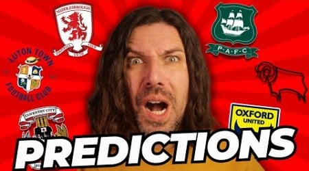 Championship 24/25 bookies PREDICTIONS *UPDATED*