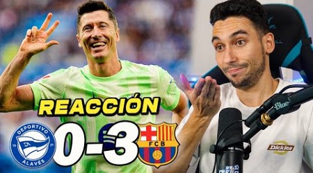 REACCIONES DE UN HINCHA al Alavés vs Barcelona 0-3 *HAT-TRICK de LEWANDOWSKI* | ByDiegoX10