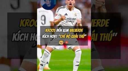 KROOS ĐẾN XEM TRẬN ĐẤU CỦA REAL MADRID VÀ VALVERDE GHI MỘT SIÊU PHẨM 