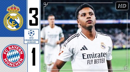 Real Madrid vs Bayern Munich 3-1 • Champions League Highlights &amp; All Goals • Real Madrid Tadi Malam