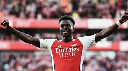 Bukayo Saka Marvelous Performance vs Southampton Home English Commentary HD