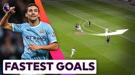 The 20 FASTEST GOALS in Premier League History