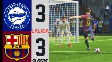 DEPORTIVO ALAVÉS vs BARCELONA || LA LIGA 2024 - 2025 || FECHA 9 || EA SPORTS FC™ 25