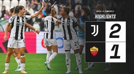 HIGHLIGHTS SERIE A | Juventus Women 2-1 Roma | A special Win at the Allianz Stadium