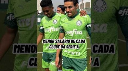 MENOR SALÁRIO DE CADA CLUBE DA SERIE A DO BRASILEIRÃO! #noticiasdofutebol #futebolbrasileiro