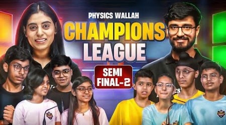 Samriddhi Ma&#39;am VS Ritik Sir || PW Champion League || Semifinal 2