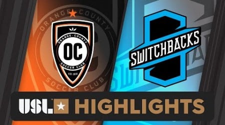 10.9.2024 | Orange County SC vs. Colorado Springs Switchbacks FC - Game Highlights