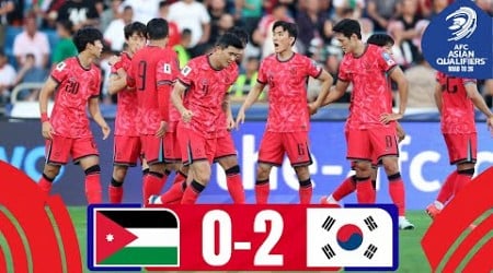 On course for World Cup! | Jordan - Korea Republic | Highlights | #AsianQualifiers - Road To 26