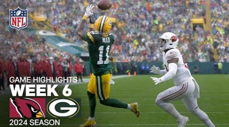 Arizona Cardinals vs. Green Bay Packers Game Highlights | NFL 2024 Season Week 6