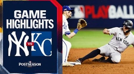 Yankees vs. Royals ALDS Game 3 Highlights (10/9/24) | MLB Highlights