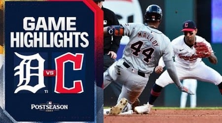 Tigers vs. Guardians ALDS Game 2 Highlights (10/7/24) | MLB Highlights