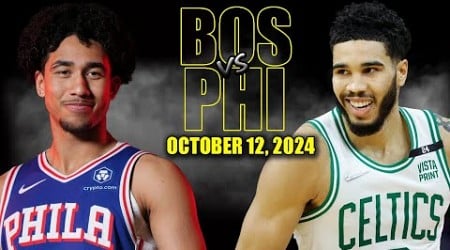 Boston Celtics vs Philadelphia 76ers Full Game Highlights - October 12, 2024 | NBA Pre Season