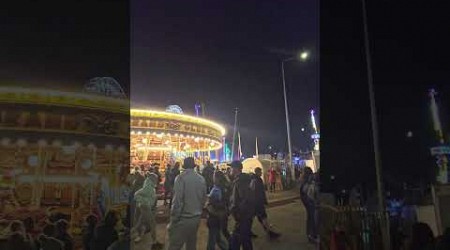 Hull Fair, at night #funfair #hullcity #hullfair #hull #fair #moon #cool #uk