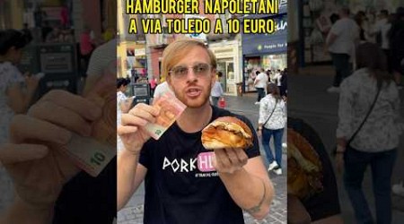 Hamburger napoletani a 10 euro a persona da Gnam a Via Toledo a Napoli ❤️ #napoli #shorts #burger