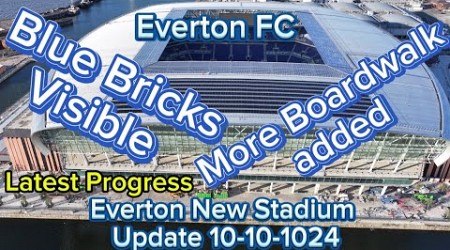 Everton FC New Stadium at Bramley Moore Dock Update 10,10-2024 latest drone footage 4k