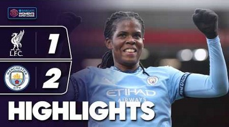 A strong finisher from Shaw | Liverpool v Manchester City Highlights | Barclays WSL 2024-25