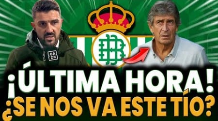 ⚠️¡ALERTA URGENTE! EL BETIS ENFRENTA UN CAMBIO DRAMÁTICO: ¿PELLEGRINI EN LA CUERDA FLOJA? REAL BETIS