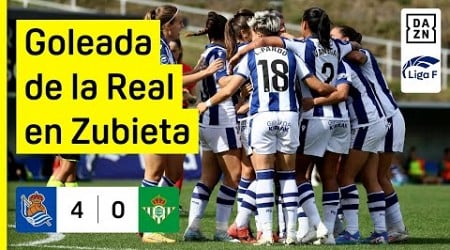 Real Sociedad vs Real Betis Féminas (4-0) | Resumen y goles | Highlights Liga F