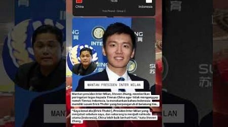 PERNYATAAN MANTAN PRESIDEN INTER MILAN !!! #timnasindonesia #timnasday #shortvideo