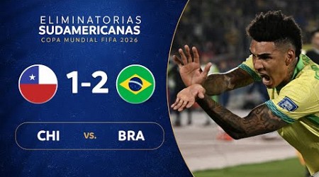 CHILE vs. BRASIL [1-2] | RESUMEN | ELIMINATORIAS SUDAMERICANAS | FECHA 9