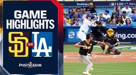 Padres vs. Dodgers NLDS Game 5 Highlights (10/11/24) | MLB Highlights