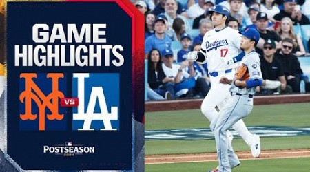 Mets vs. Dodgers NLCS Game 1 Highlights (10/13/24) | MLB Highlights