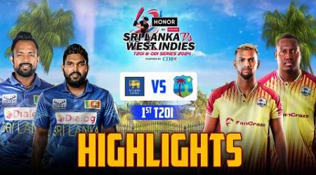 1st T20I | Highlights | West Indies Tour Of Sri Lanka | 13th October 2024