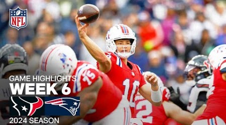 Houston Texans vs. New England Patriots | 2024 Week 6 Game Highlights