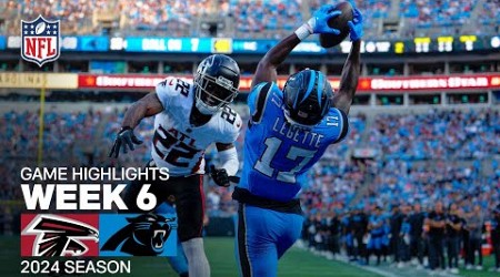 Atlanta Falcons vs. Carolina Panthers Game Highlights | NFL 2024 Season Week 6