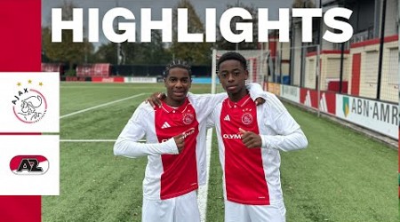 Two goals from Simeon ✌️ | Highlights &amp; reactions Ajax O16 - AZ