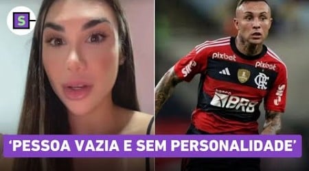 Influenciadora se pronuncia sobre envolvimento com o jogador do Flamengo, Everton Cebolinha